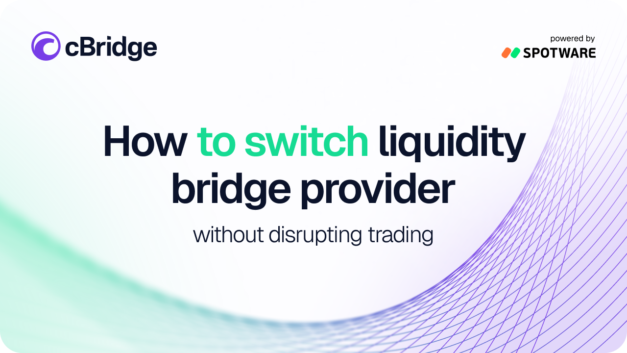 How to switch liquidity bridge provider without disrupting trading