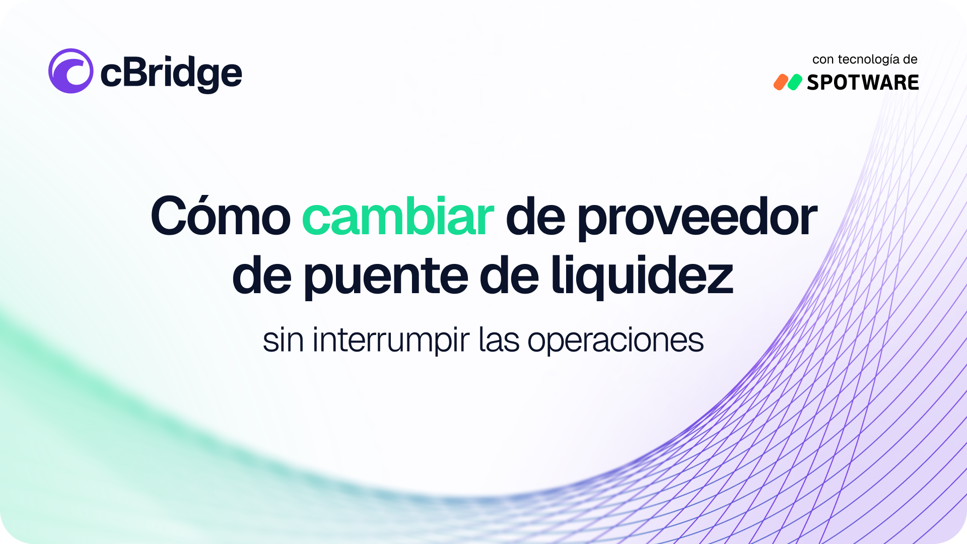 How to switch liquidity bridge provider without disrupting trading