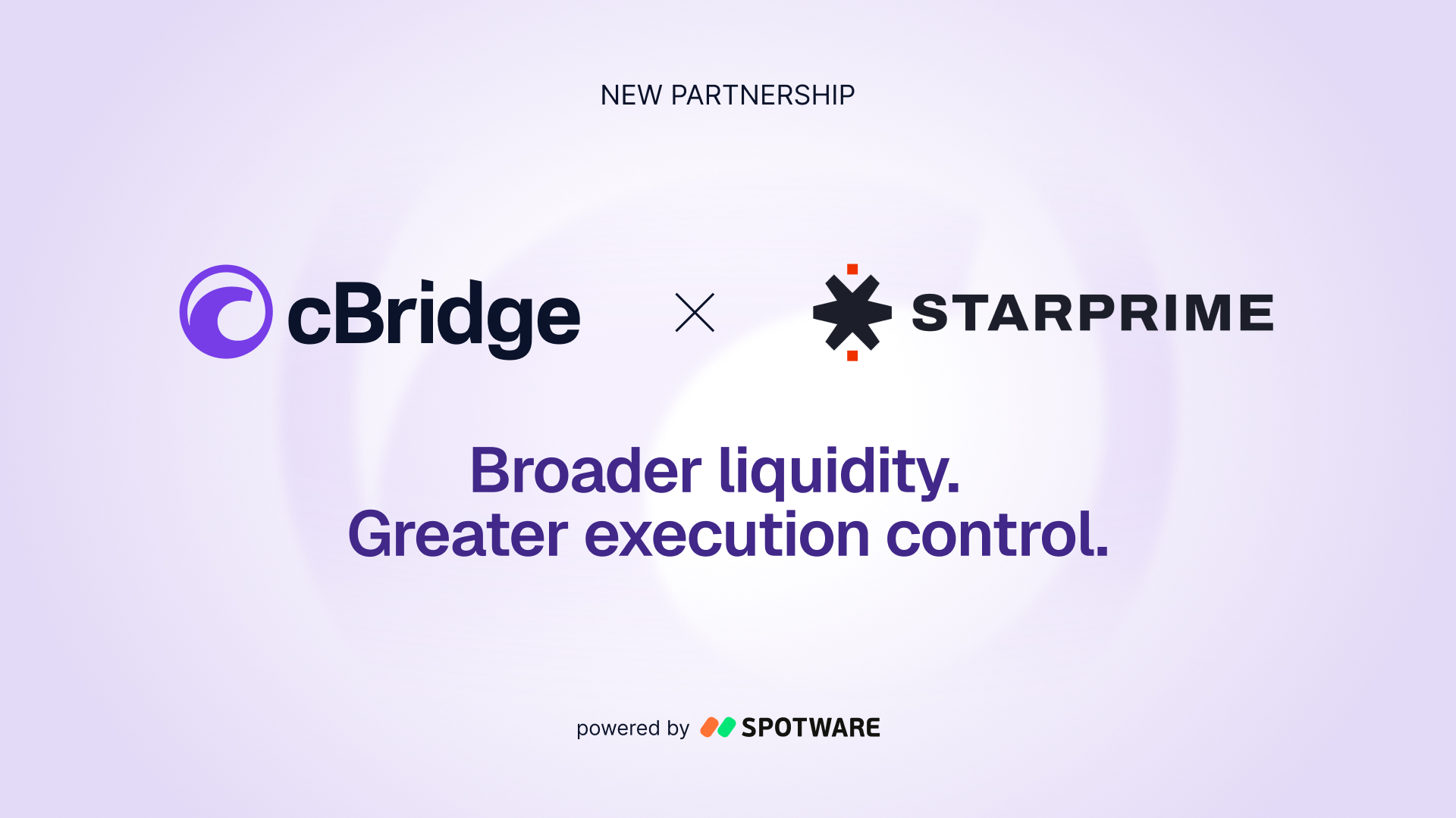 cBridge now delivers STARPRIME's institutional liquidity to brokers 