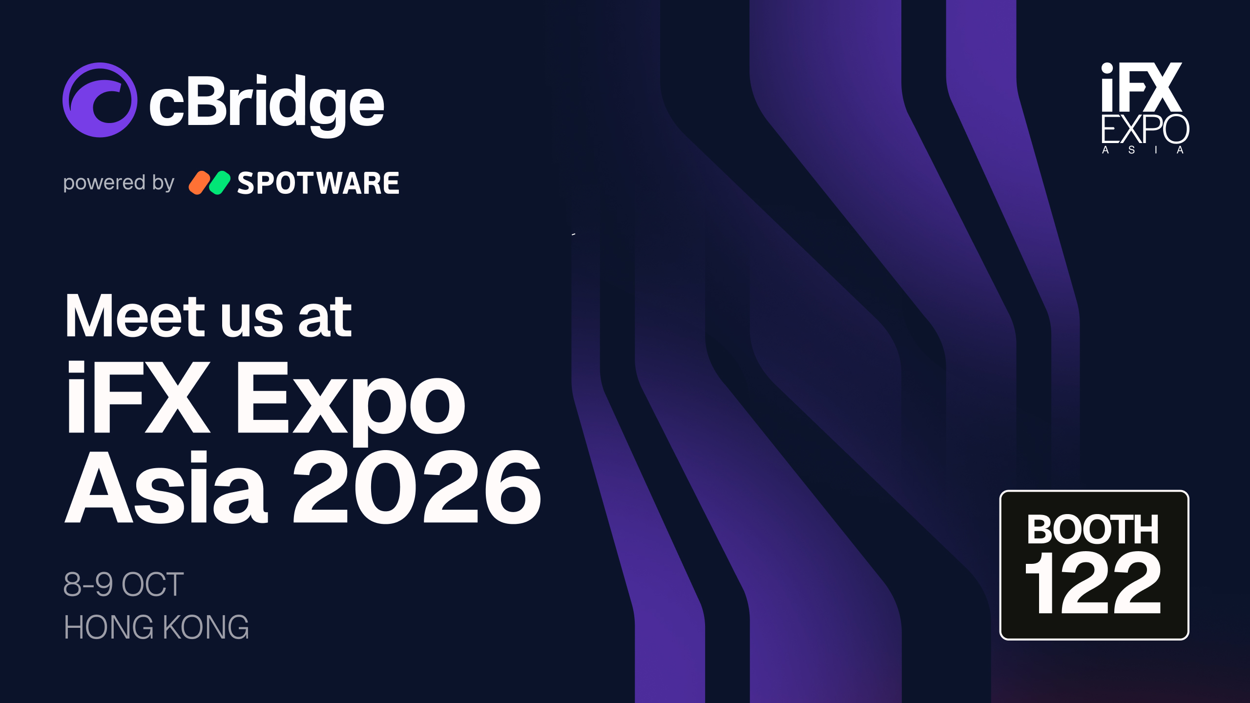 Meet cBridge at iFX EXPO Asia 2026 in Hong Kong