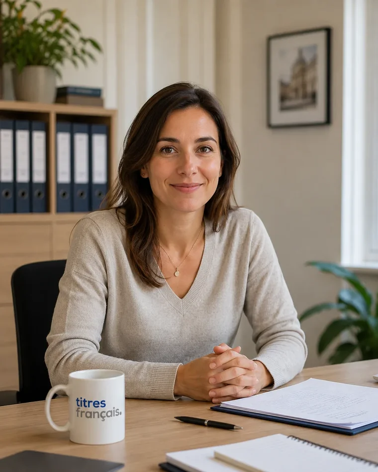 Portrait d'une conseillère Titres Français