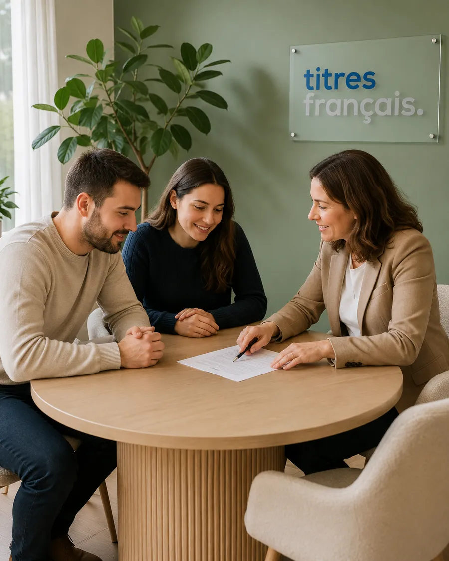 Deux frère et sœur échangent avec une conseillère Titres Français au sujet de leur naturalisation par fratrie.
