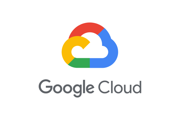 Google Cloud logo with a multicolored cloud design above the text "Google Cloud."