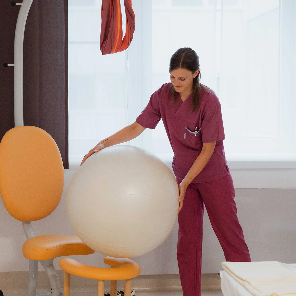 Gymnastikball im Kreißzimmer