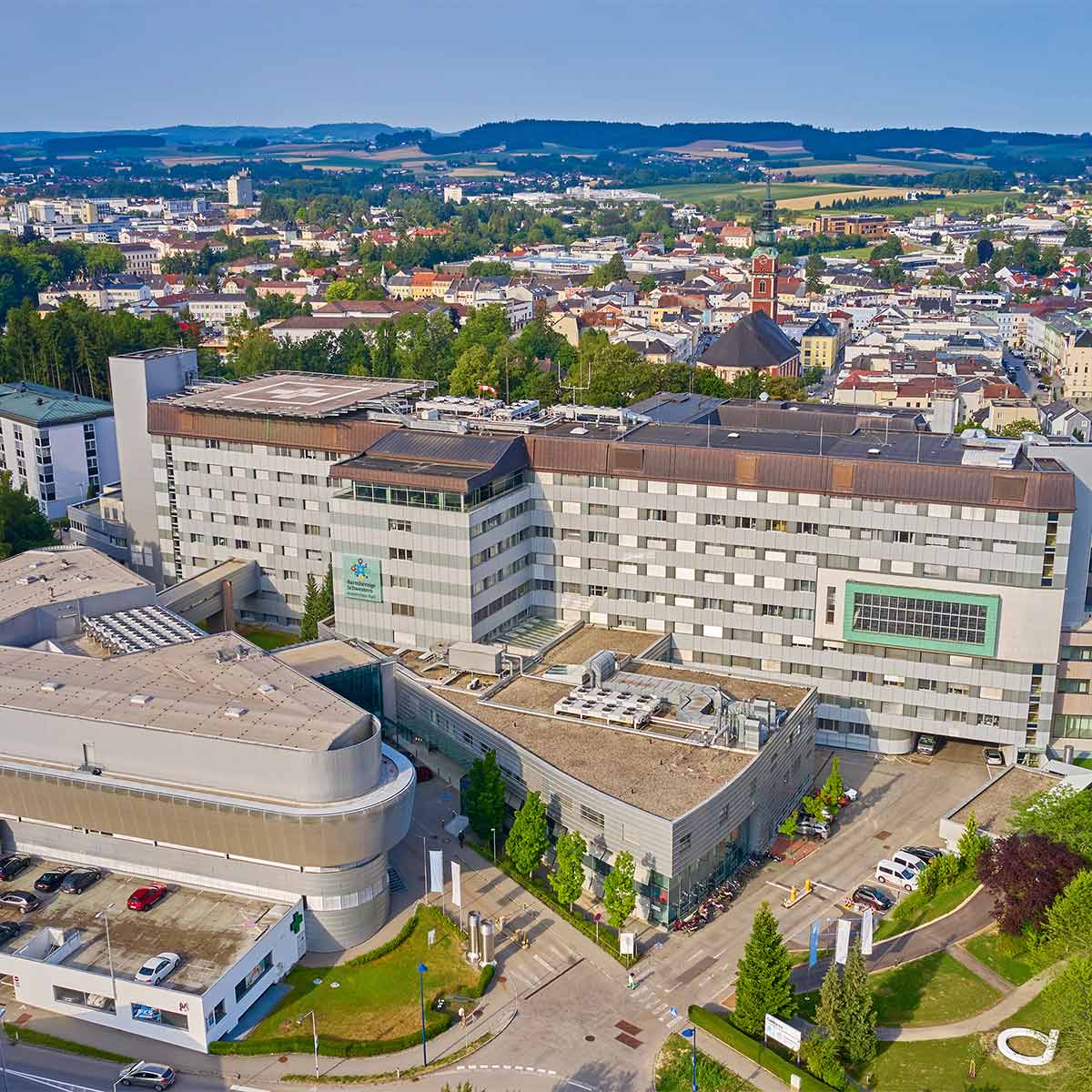 Außenaufnahme Krankenhaus