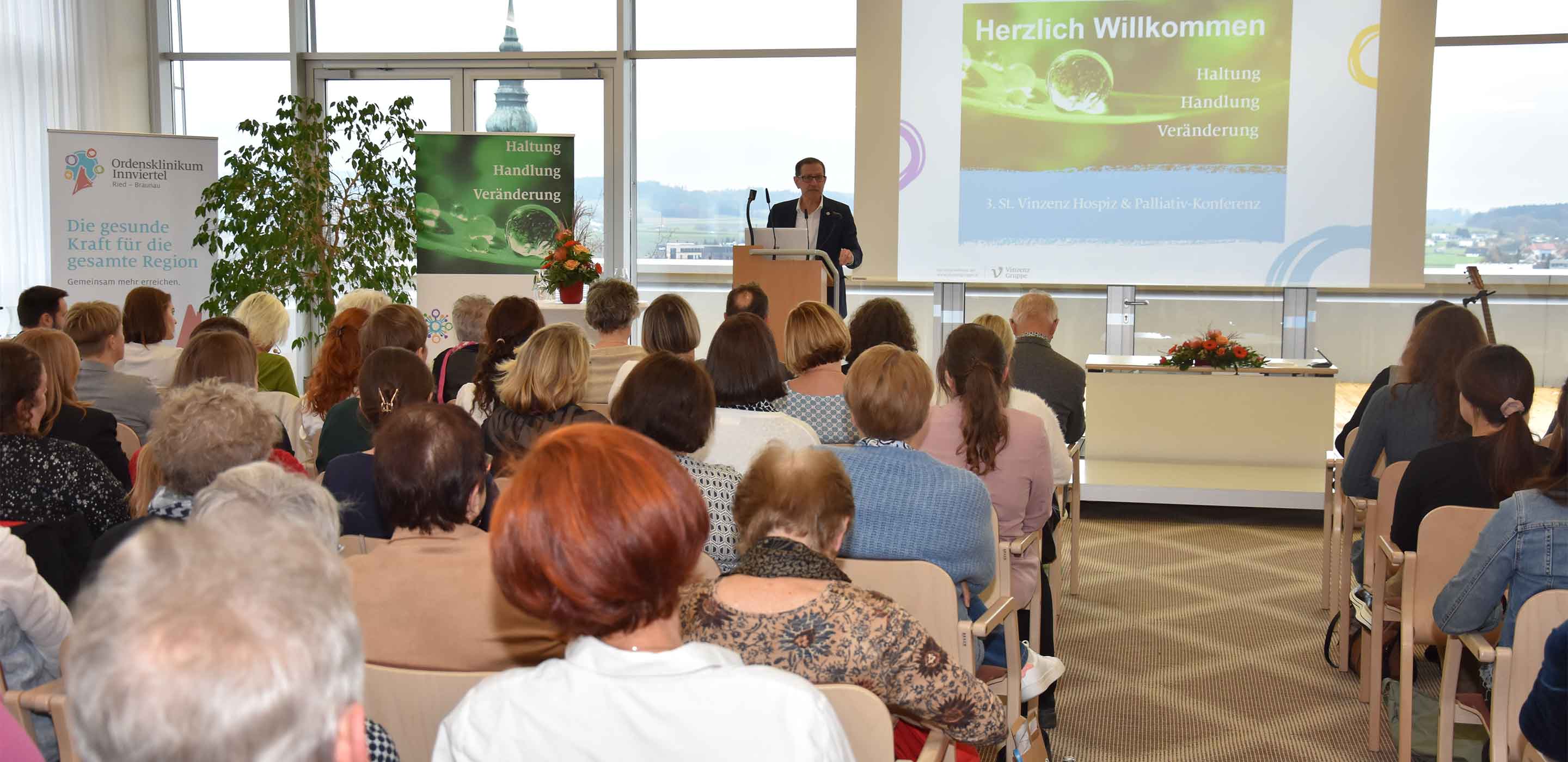 St. Vinzen Hospiz & Palliativ Konferenz Begrüßung