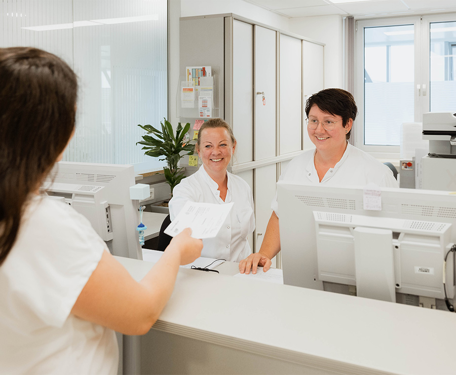 Physikalische Medizin - Anmeldung