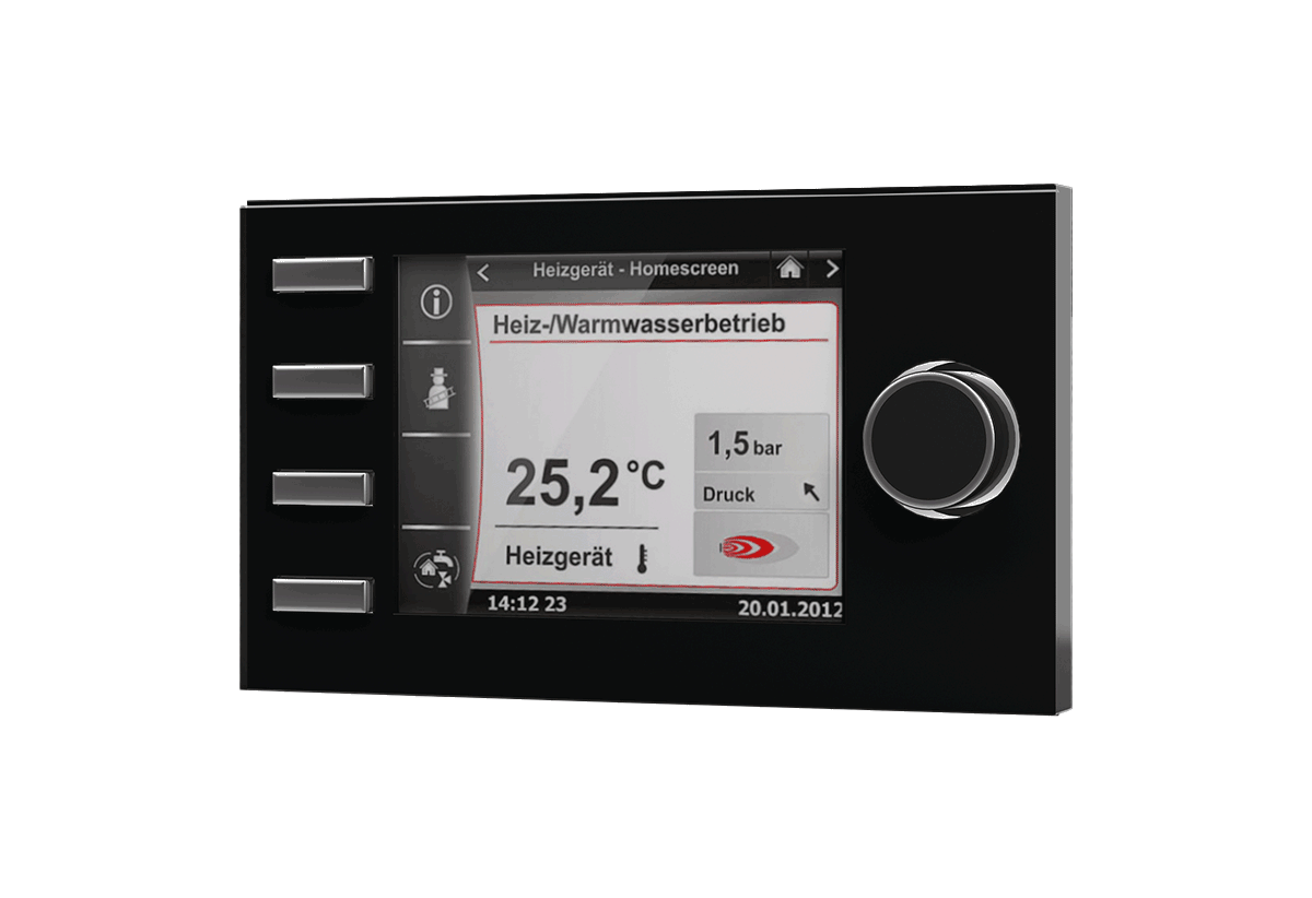 smartphone mit geöffneter wolf app