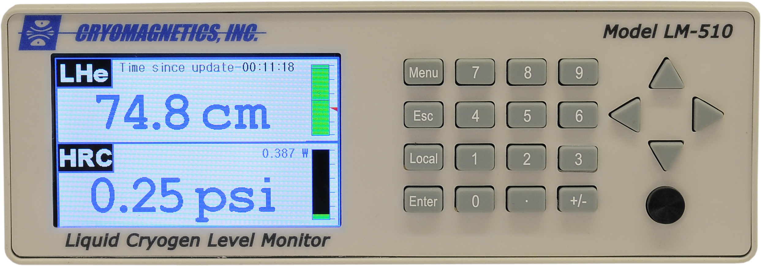 Model HRC-110 Helium Recondenser Controller