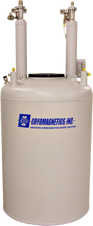 Vertical room temperature bore superconducting magnet system