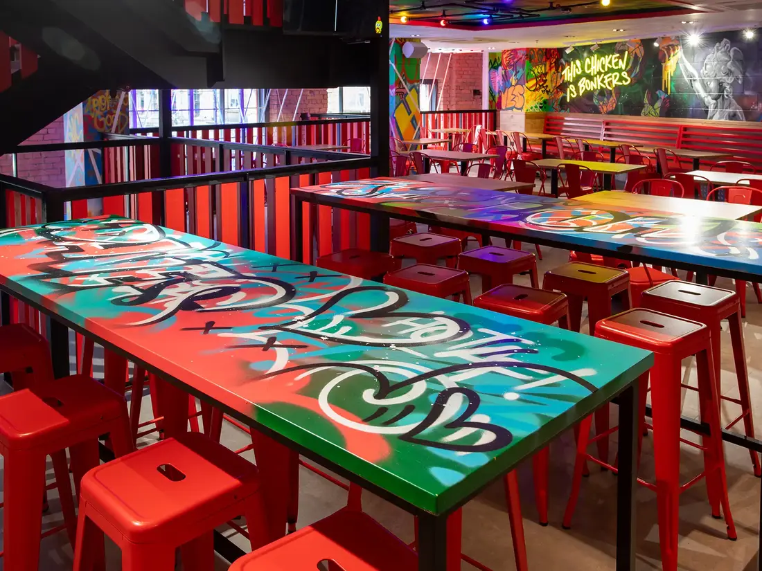 Daves Hot Chicken interior
