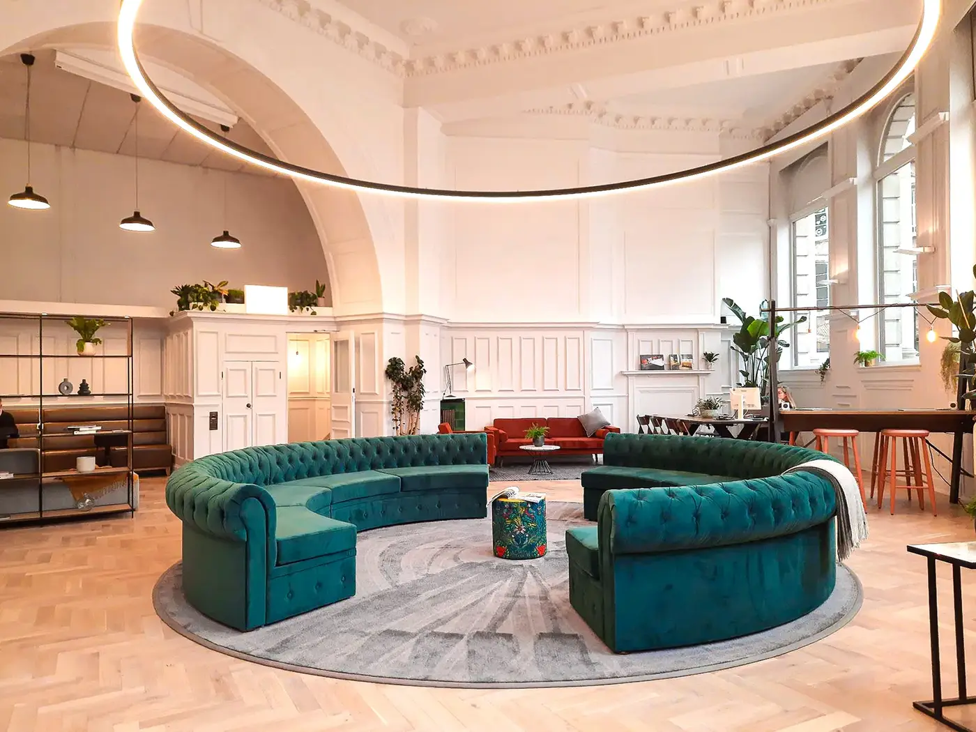 Battersea Modular Sofa installed in a hospitality interior