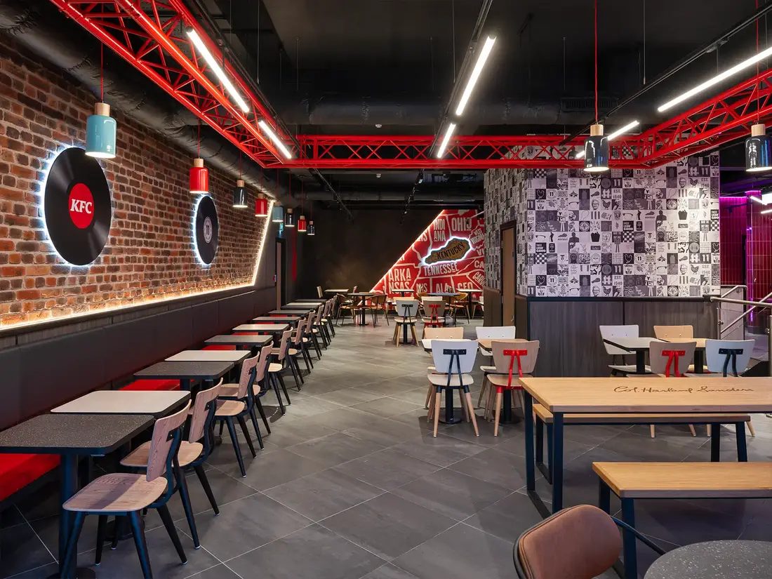 KFC Flagship interior