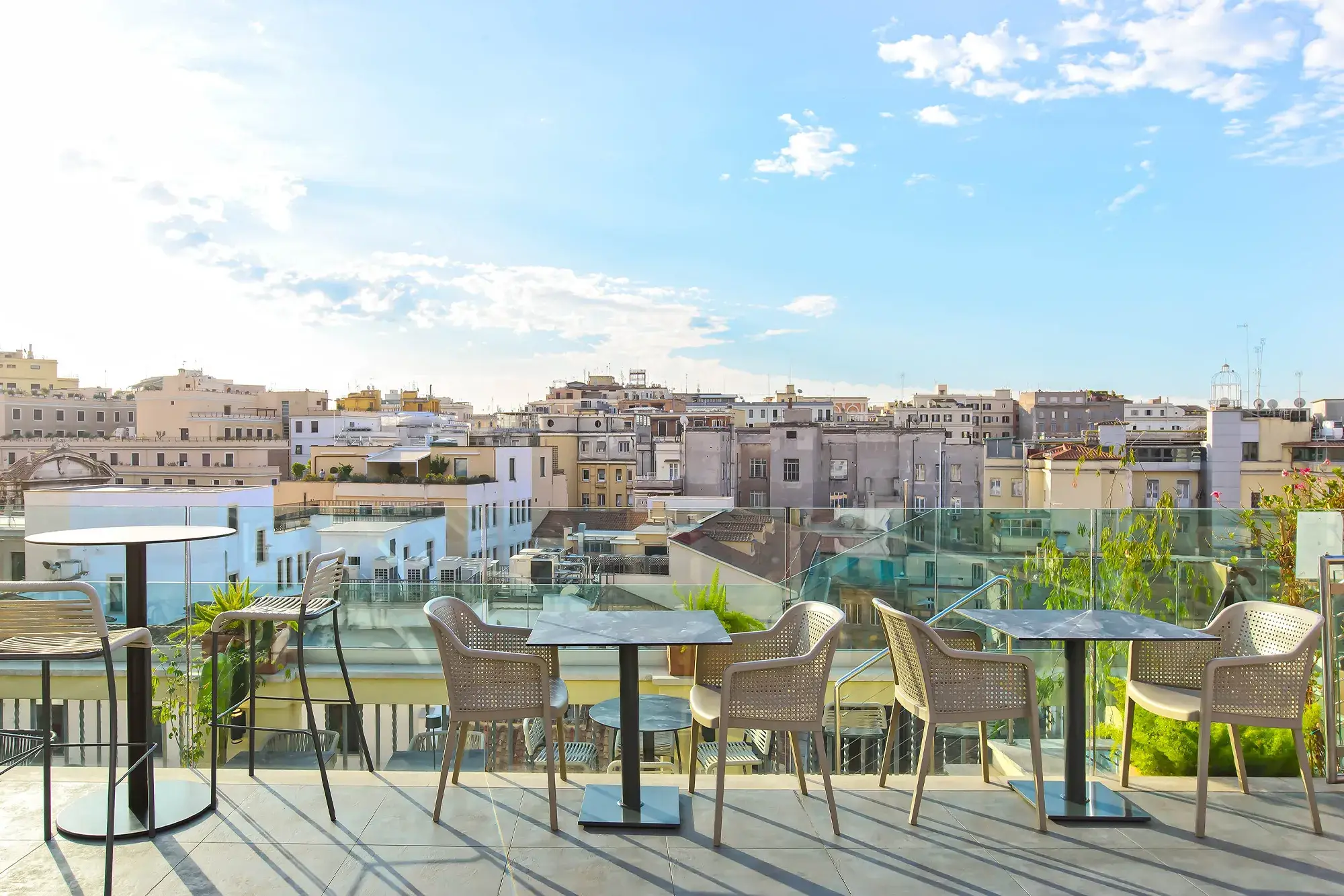 Aleph Hotel | Sky Blu Terrace interior