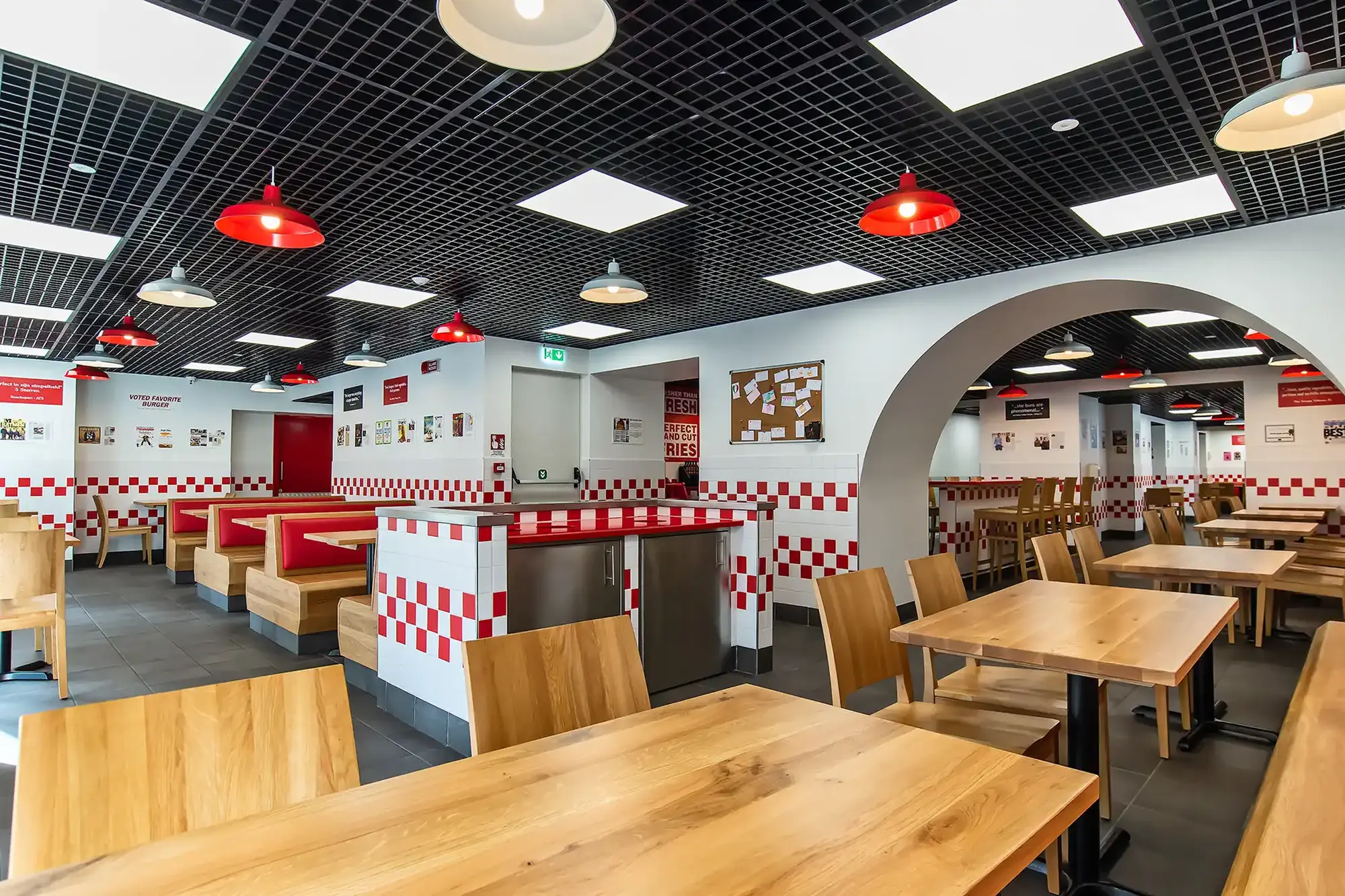 Five Guys interior
