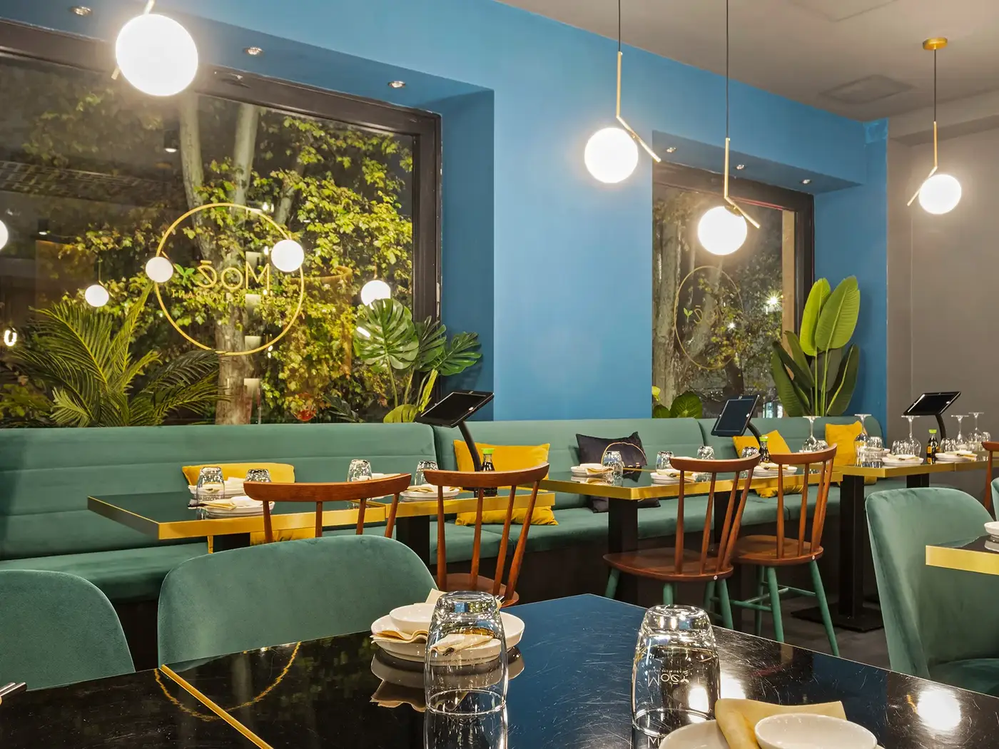 Hula Chair installed in a hospitality interior