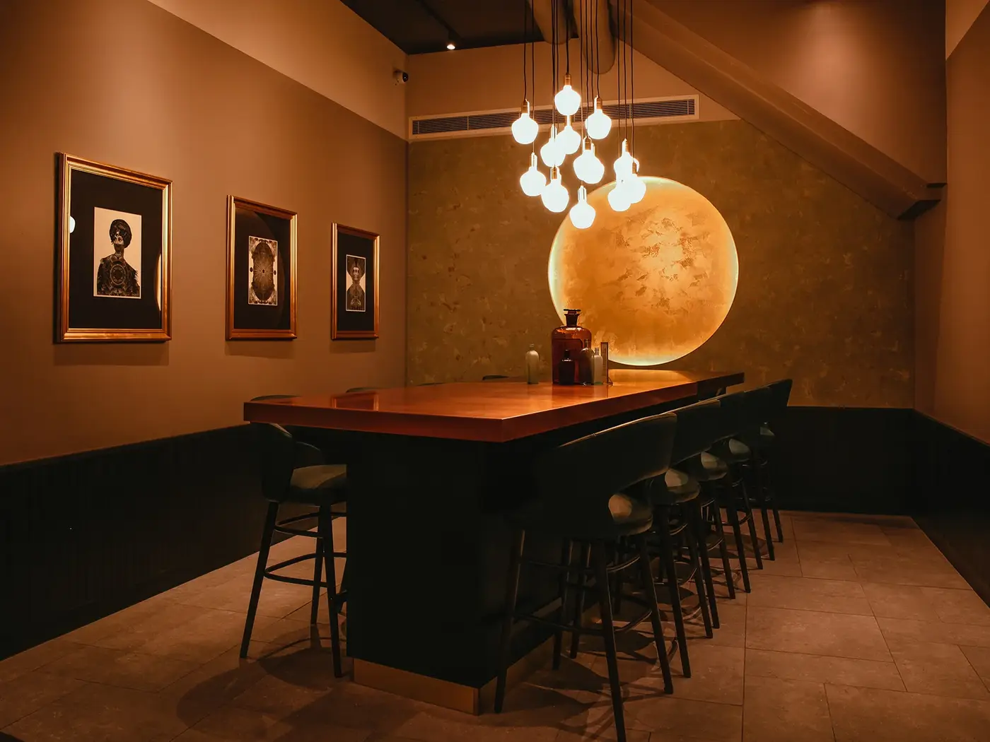 Horizon Air Barstool installed in a hospitality interior