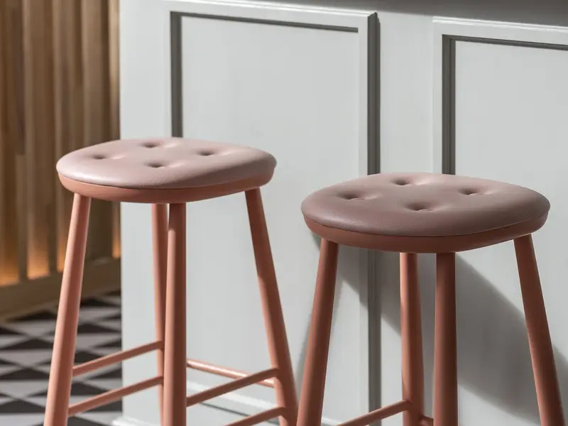 Parlour Studio Stool installed in a hospitality interior