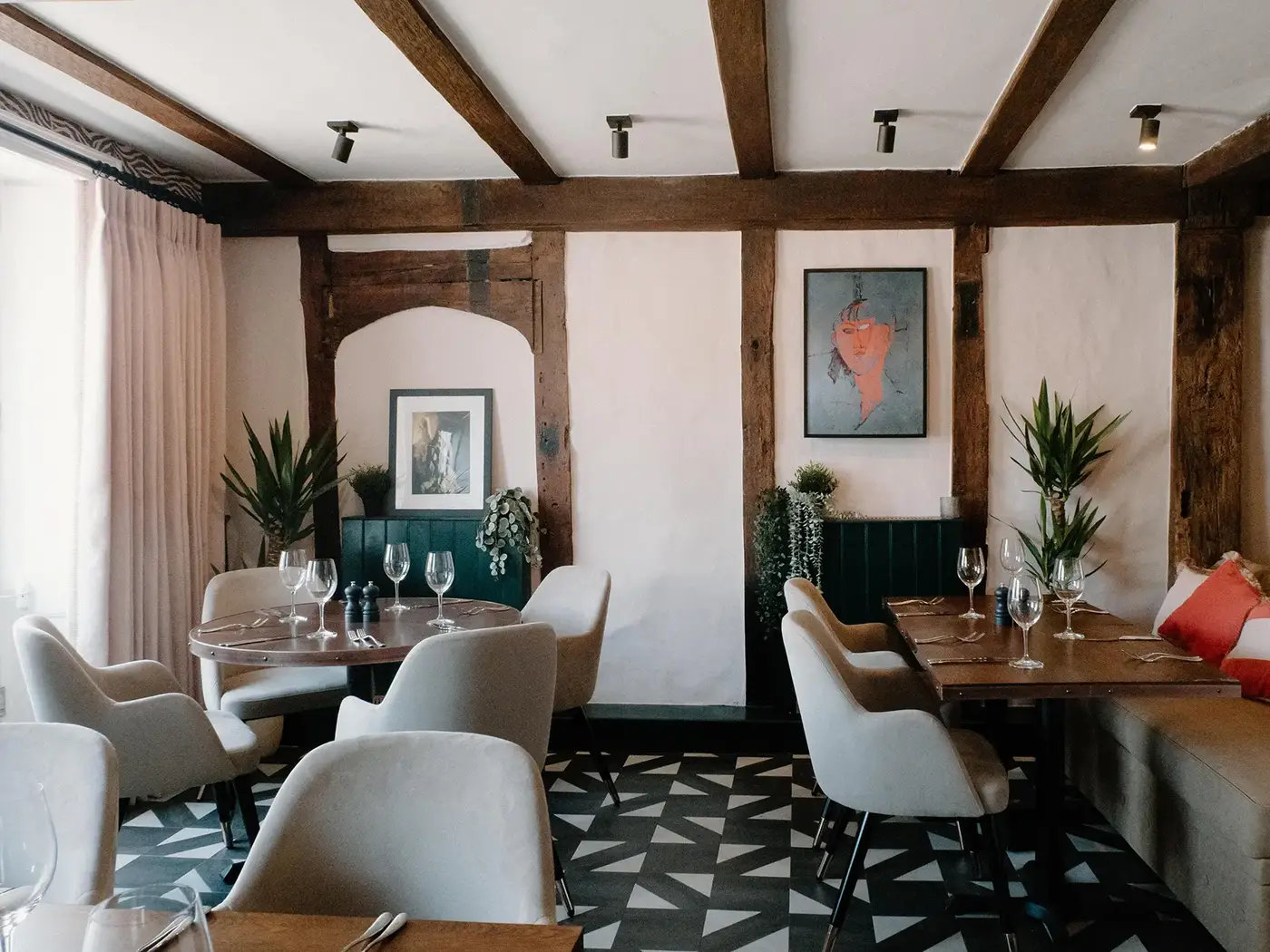 Geneva Armchair installed in a hospitality interior