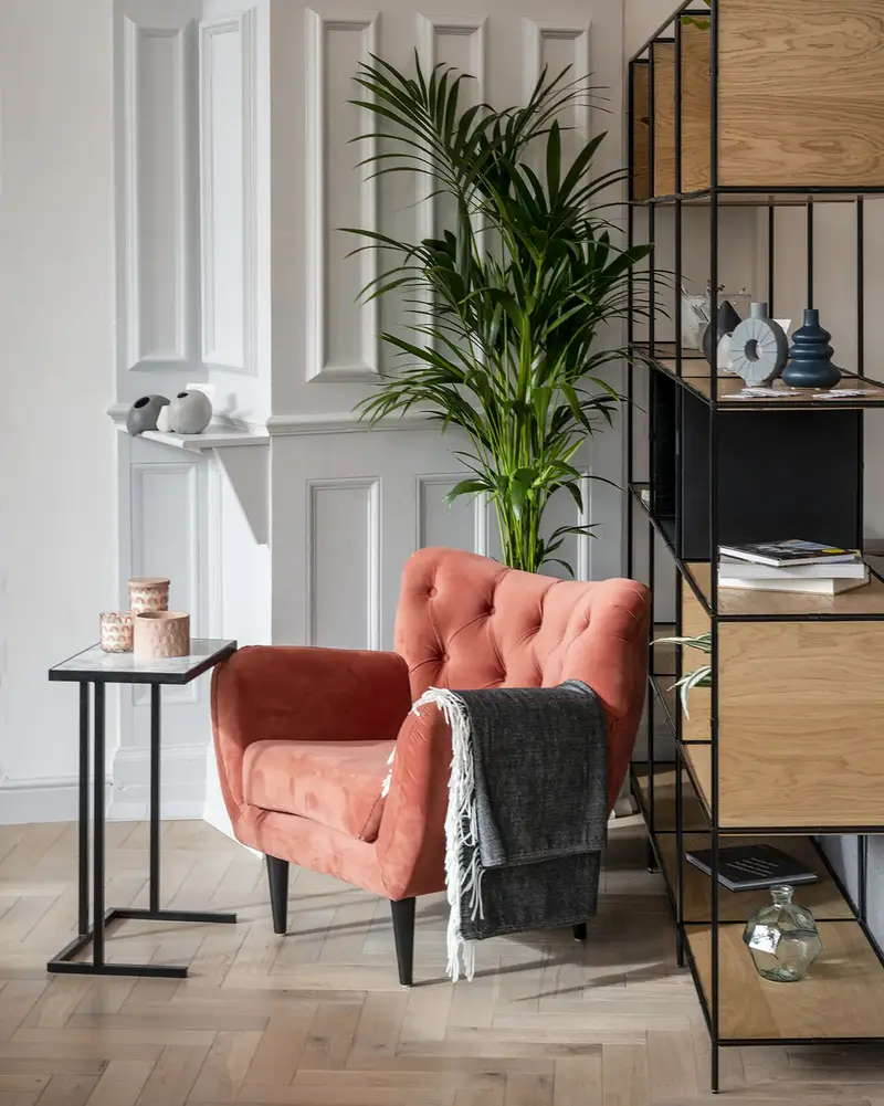 Logan Armchair installed in a hospitality interior