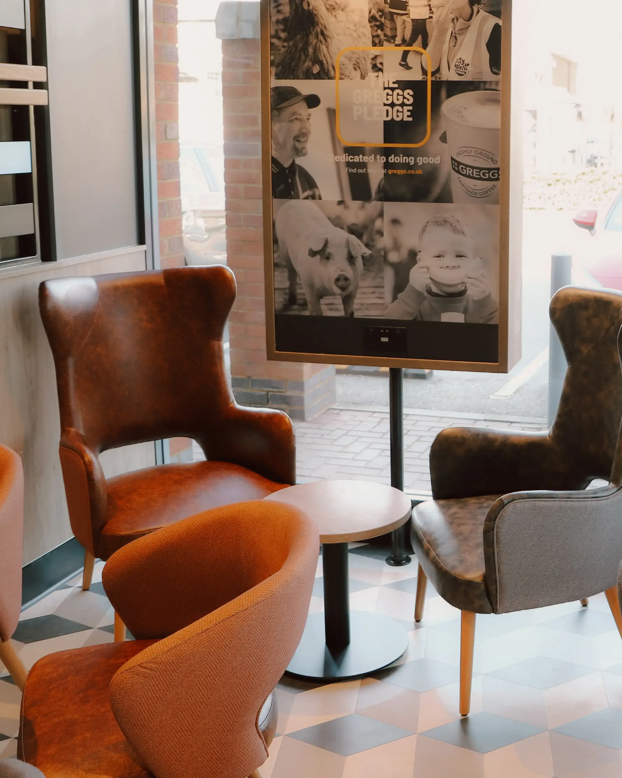 Greggs interior