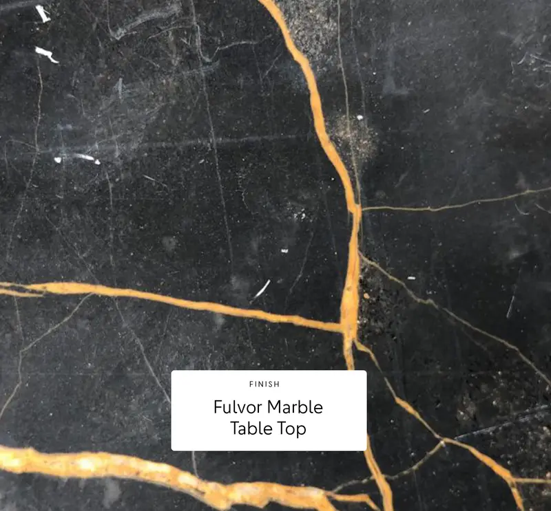 Roma Marble Table Tops installed in a hospitality interior
