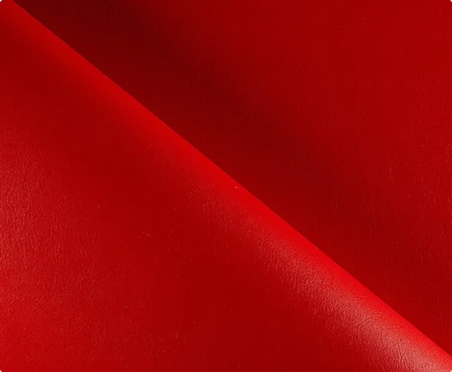 Close-up of red upholstery material