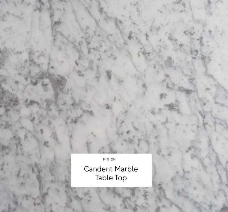 Roma Marble Table Tops installed in a hospitality interior