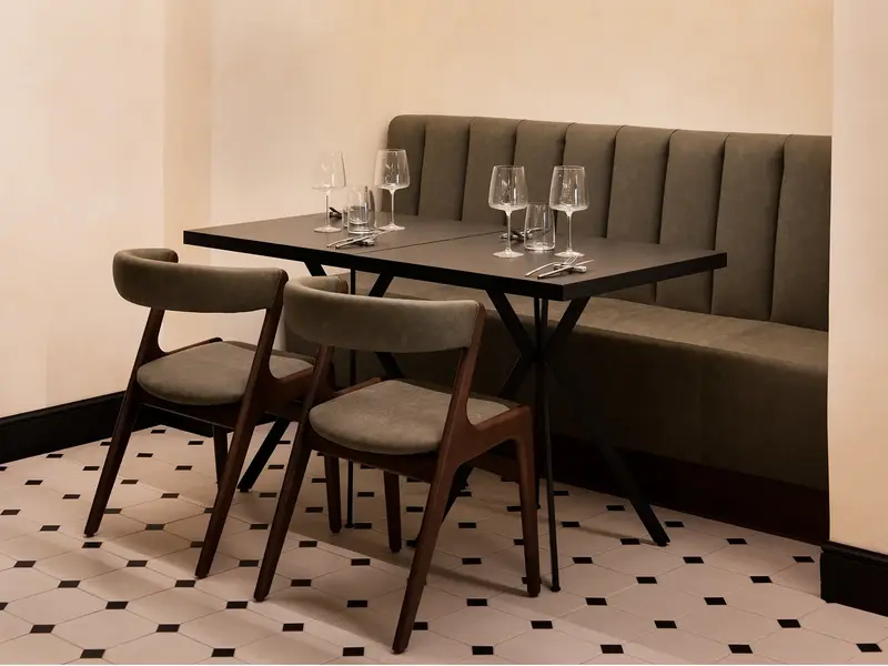 La Boca Chair installed in a hospitality interior