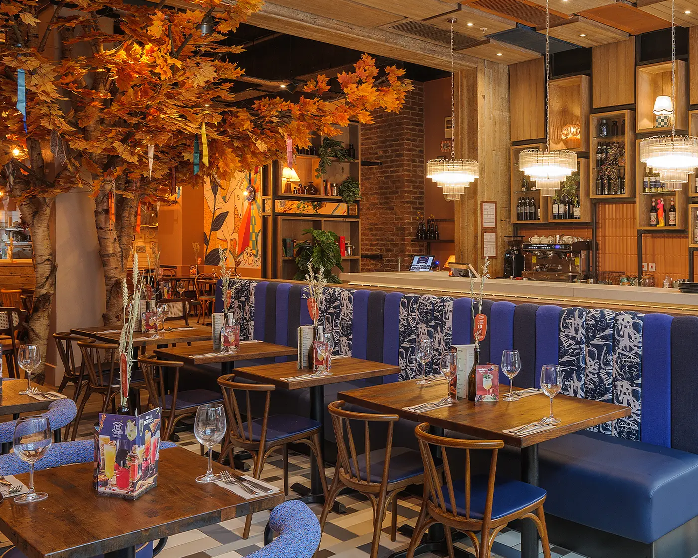 Hampstead Table Top installed in a hospitality interior