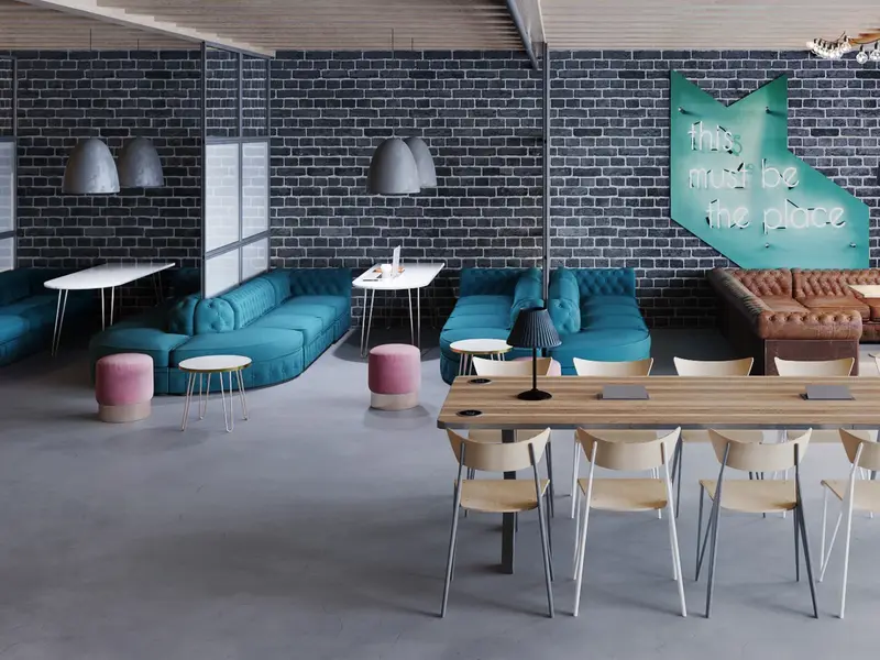 Battersea Modular Sofa installed in a hospitality interior