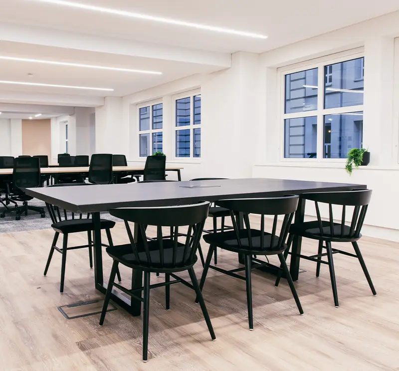 Vinci Chair installed in a hospitality interior
