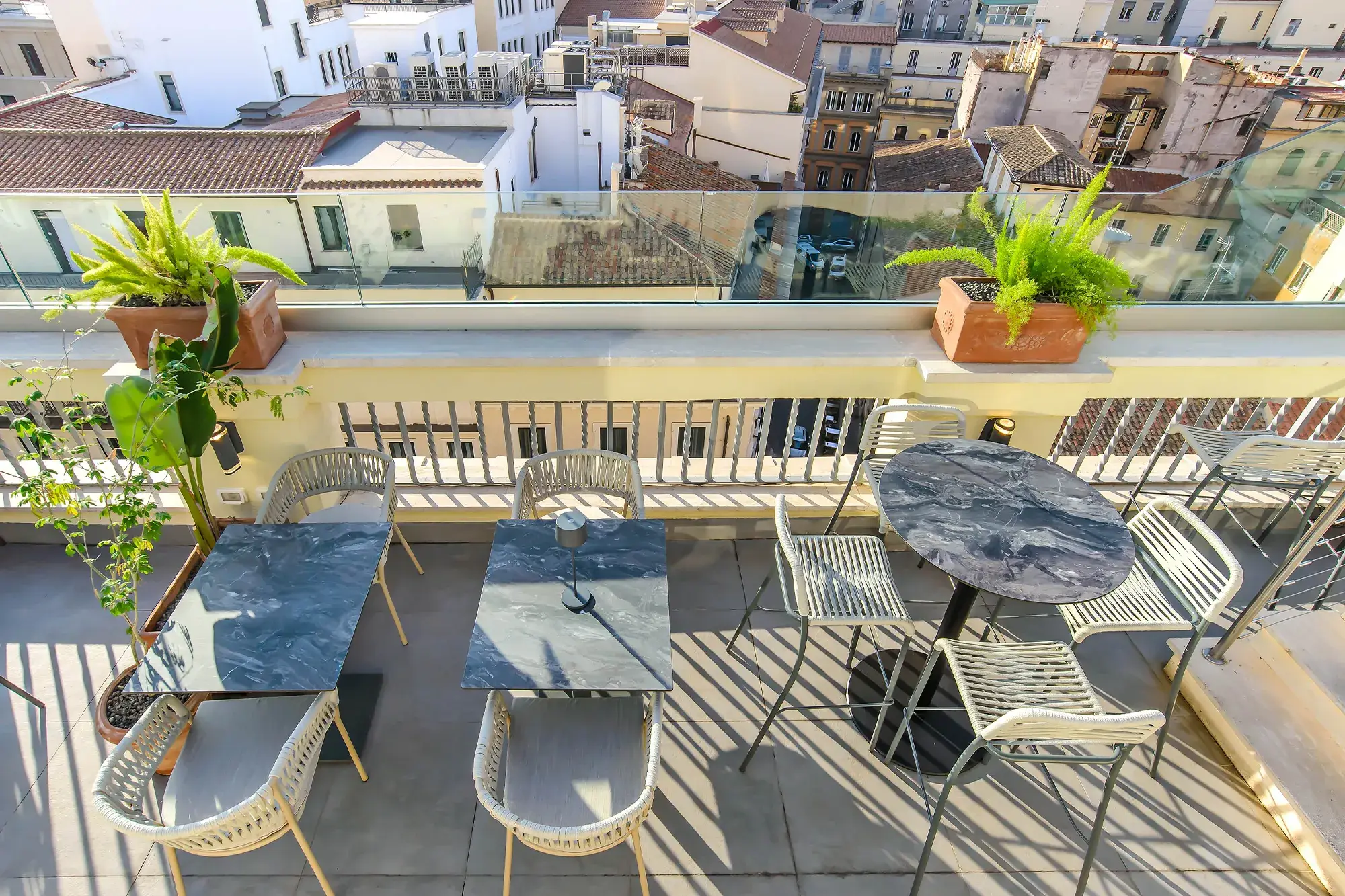 Aleph Hotel | Sky Blu Terrace interior