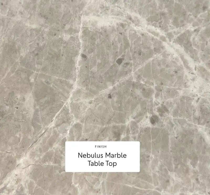 Roma Marble Table Tops installed in a hospitality interior