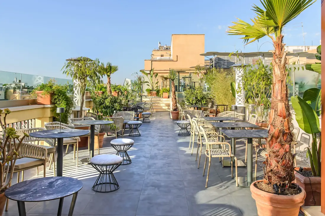 Aleph Hotel | Sky Blu Terrace interior