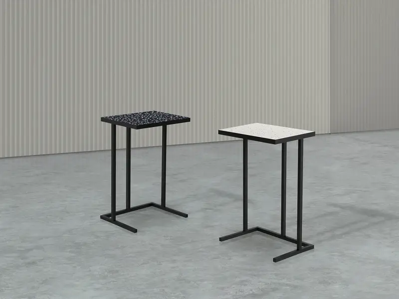Monica Network Table installed in a hospitality interior