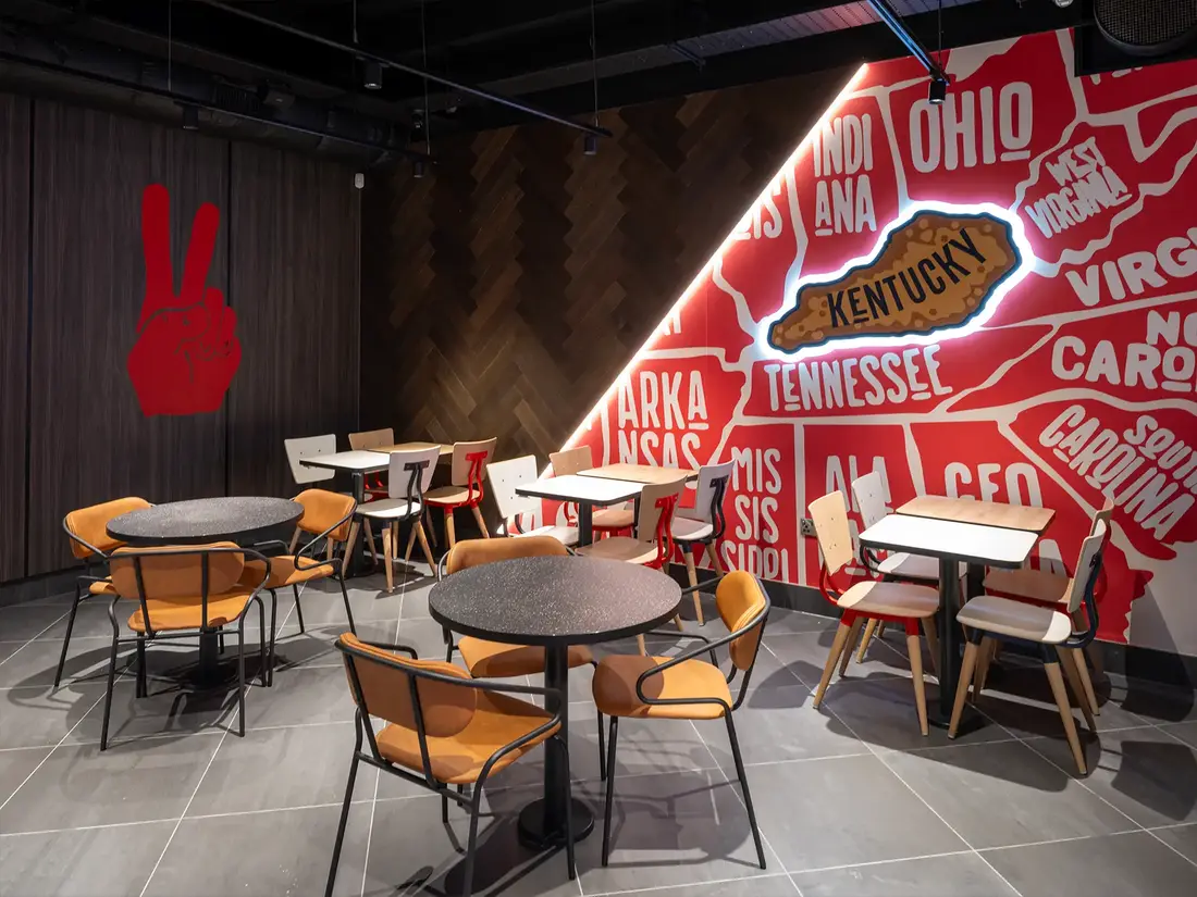 KFC Flagship interior