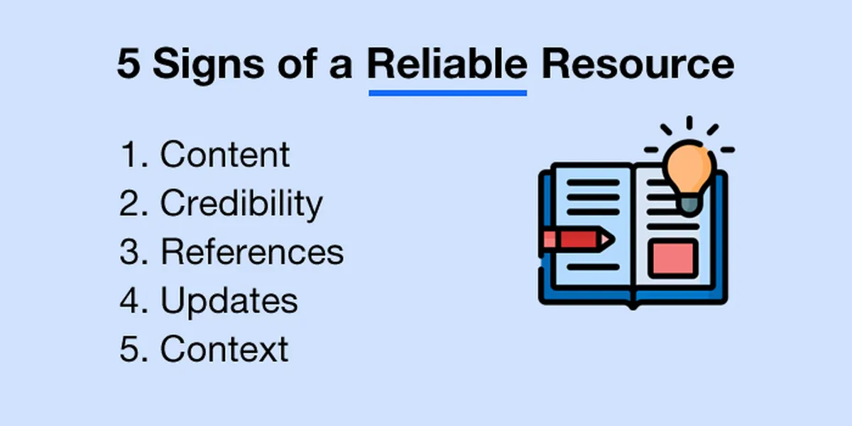 5 Signs of a Reliable Resource