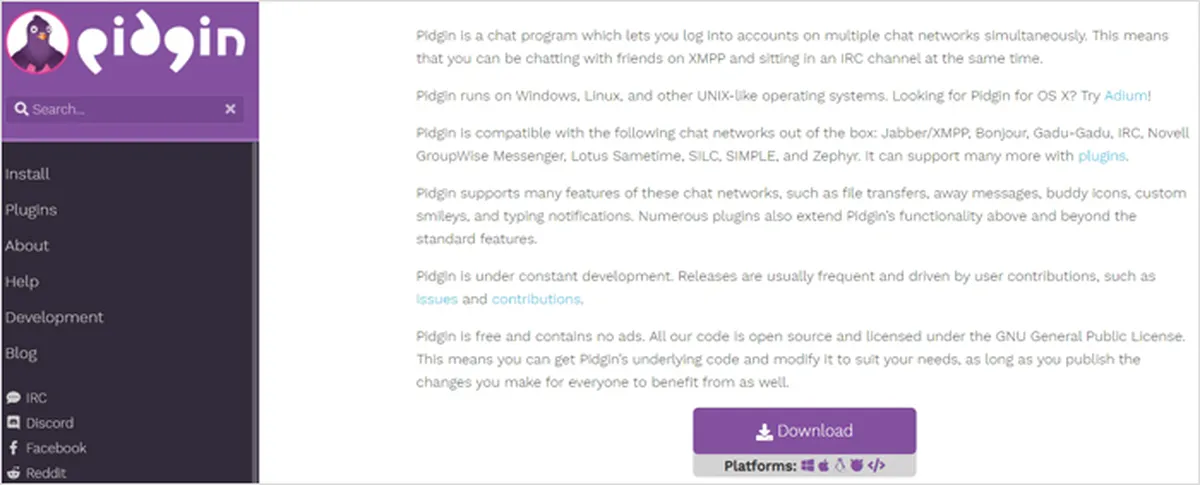 Pidgin (instant messaging)