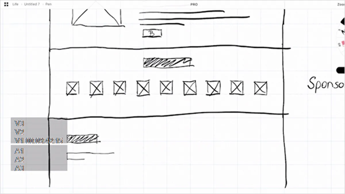 Home Page Wireframe