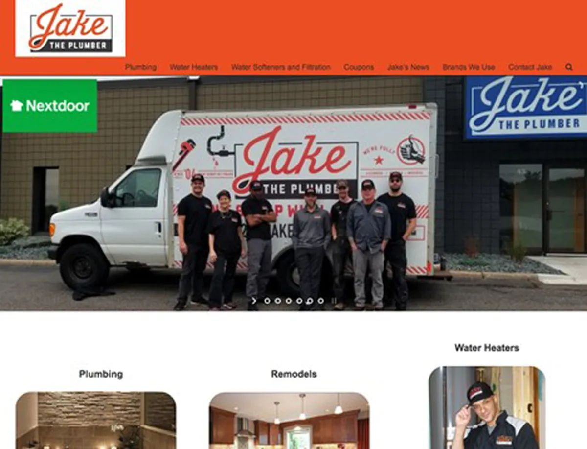 Jack The Plumber Website Design