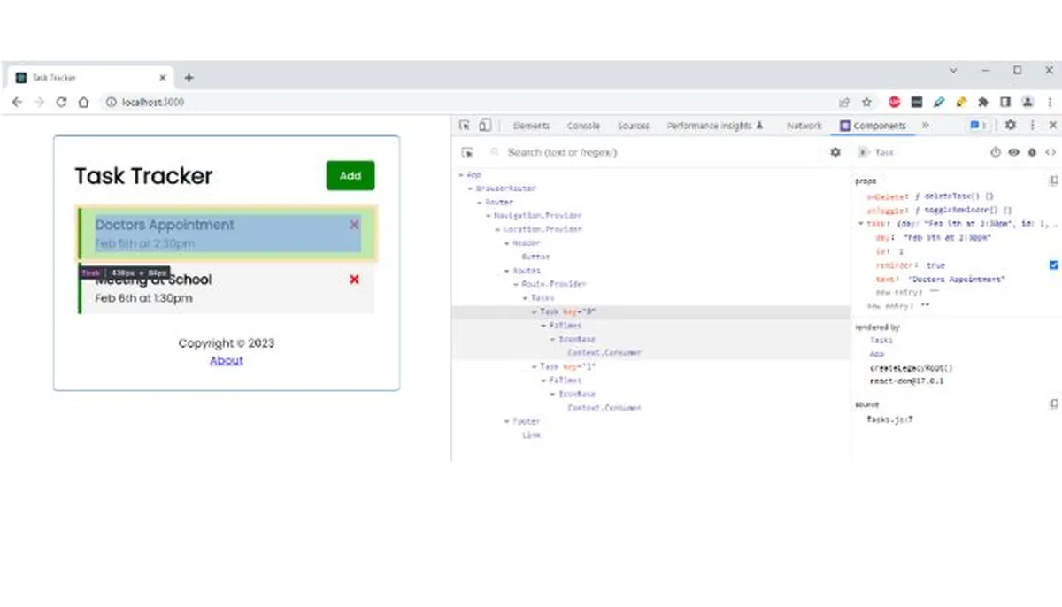 React debugging