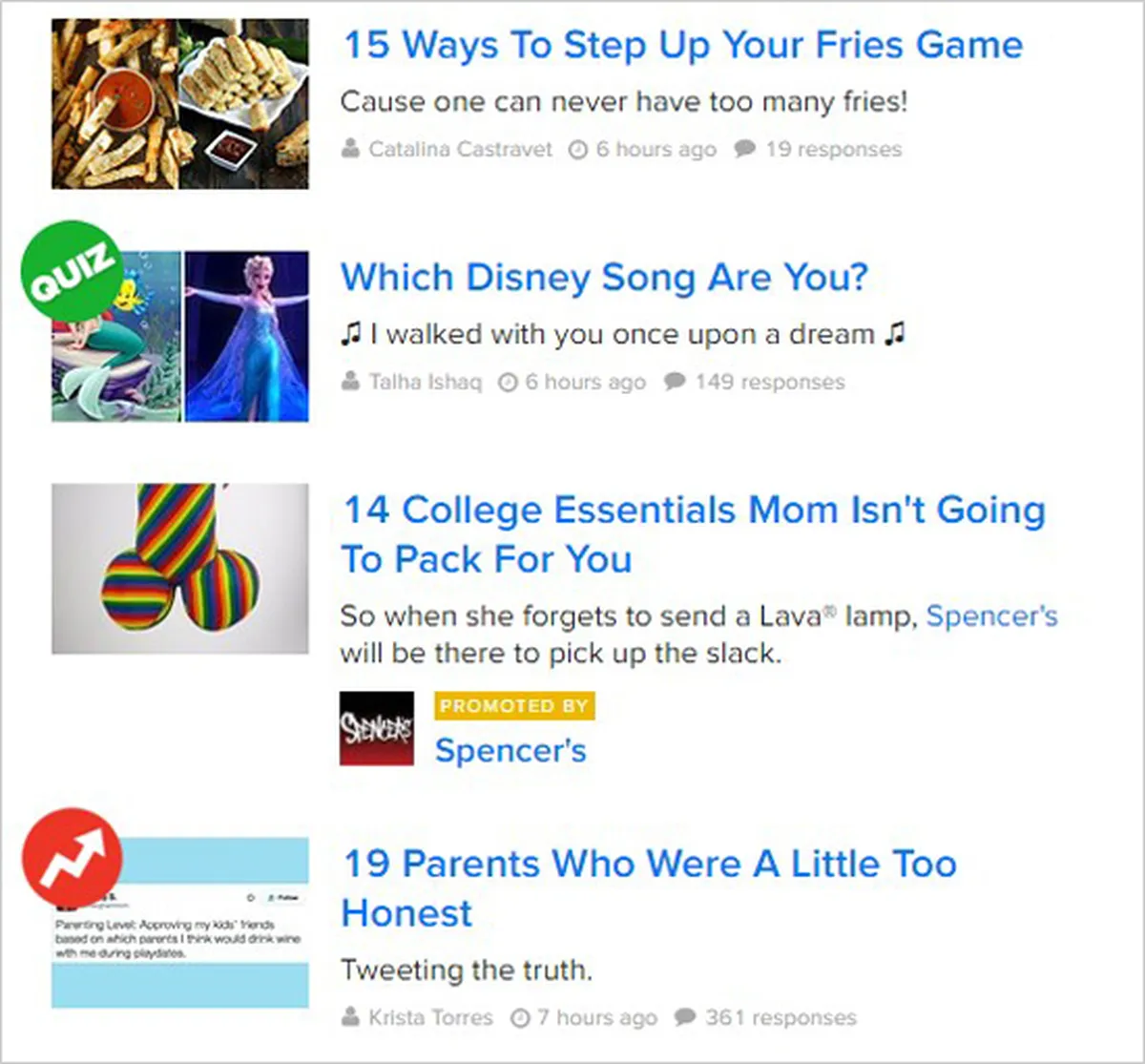 Listicles