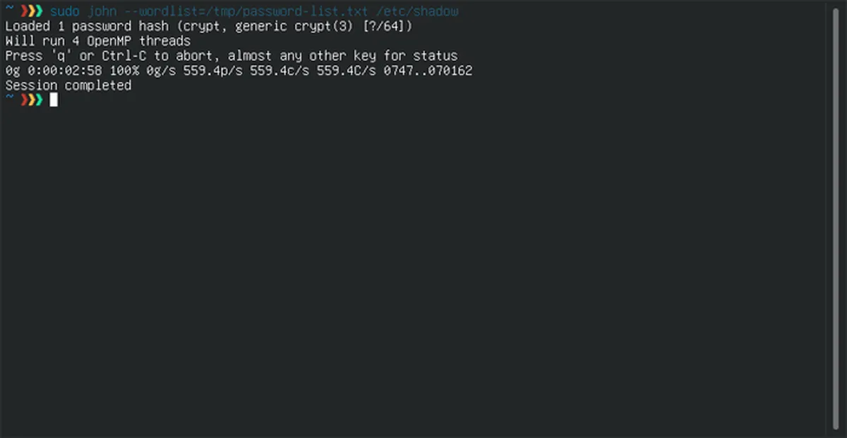 john the ripper password cracker
