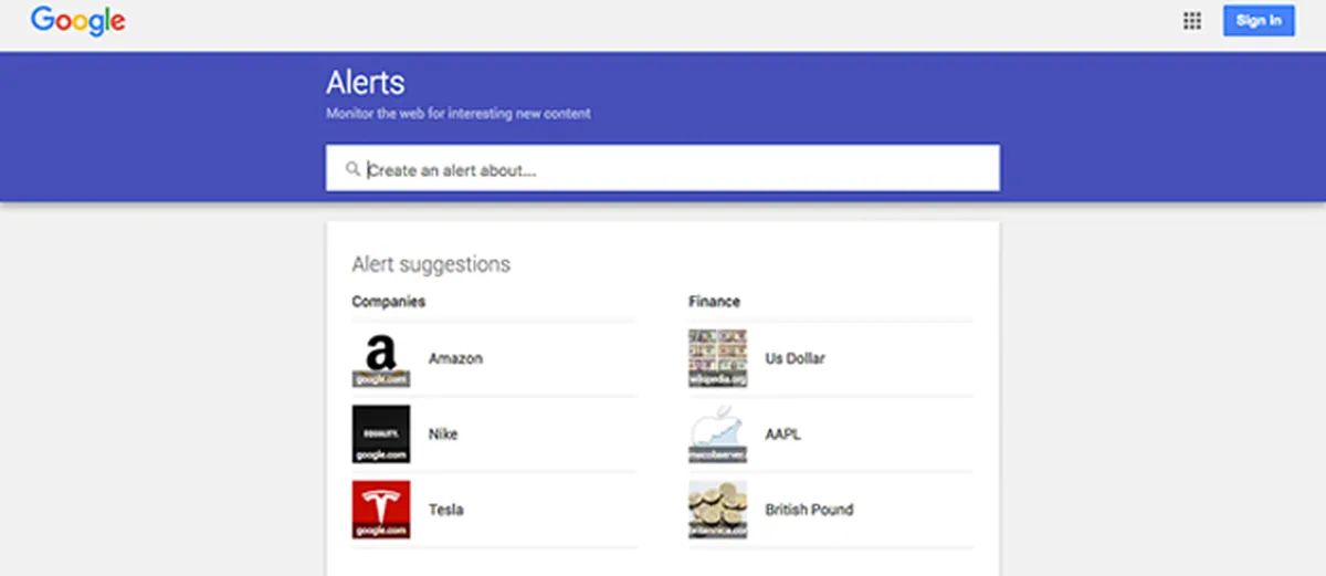 Google Alerts