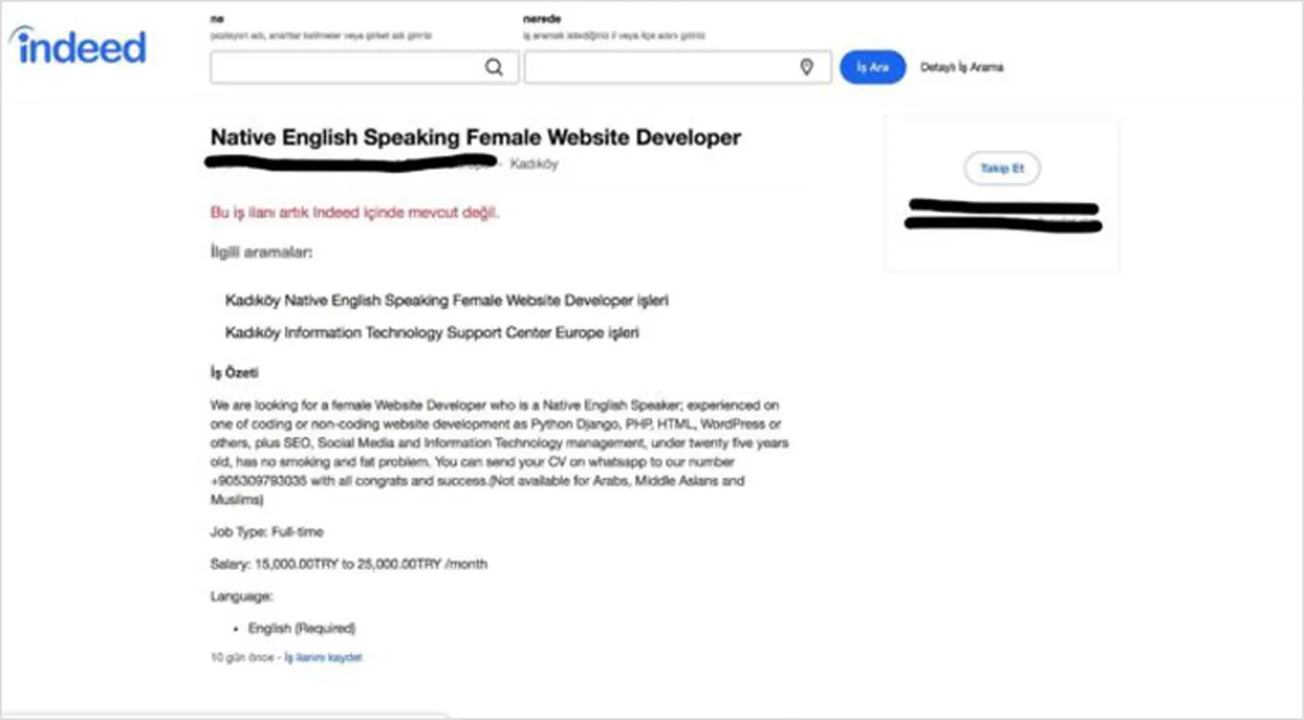 Vaguely Worded Job Ad