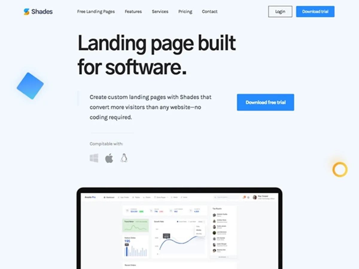 Web Application Free HTML Template