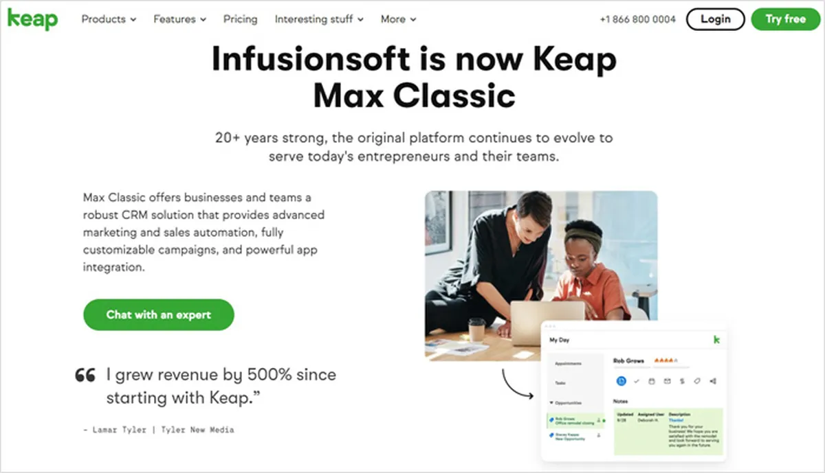 Keap Max Classic