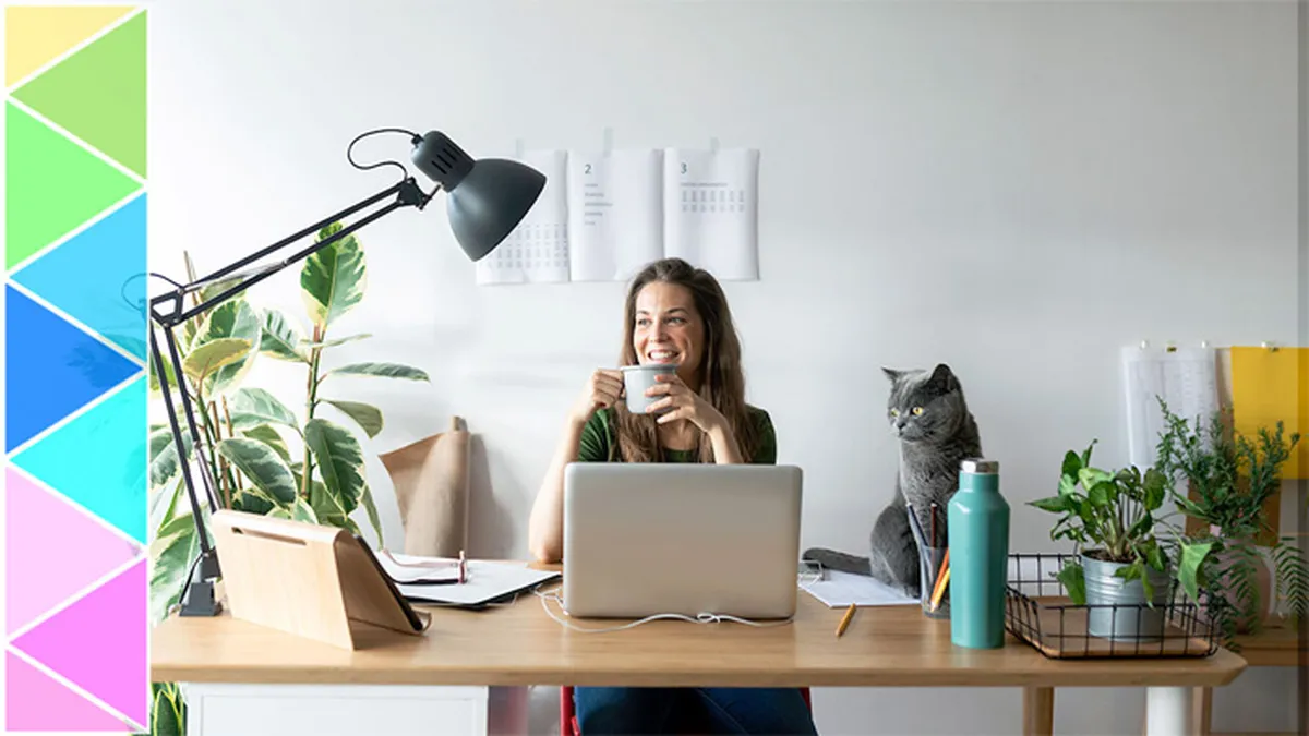 Comfortable home office
