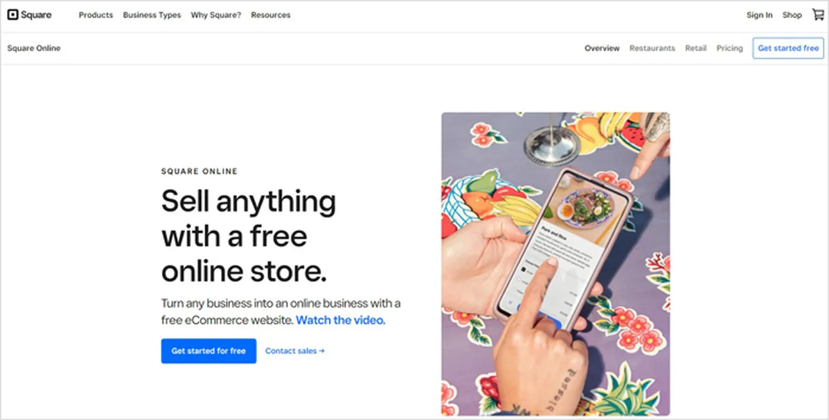 Square Online Store